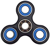 Fidget Spinner Fidget Toy Focus Toy for Killing Time, 360 hand spinner relieves your ADHD, anxiety, and boredom, High Speed Si3N4 Hybrid Ceramic Bearing 3-4 Min Spins (Blue)