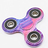 BING RUI CO Fidget Spinner – Decompression Hand Spinner Toy With Premium Hybrid Ceramic Bearing – Finger Toy, Perfect For ADD, ADHD, Anxiety, and Autism Adult Children (Navy blue)