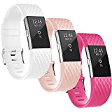 Bands for Fitbit Charge 2, Classic Fitness Replacement Accessories Wrist Band for 2016 Fitbit Charge 2