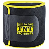 TNT Pro Series Waist Trimmer Weight Loss Ab Belt – Premium Stomach Fat Burner Wrap and Waist Trainer (Yellow, Original: 9″ W x 44″ L)