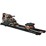 First Degree Fitness Indoor Water Rower with Adjustable Resistance – Viking II Black Reserve