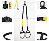 MAXBONA Exercise Suspension Straps – Training Kit Home – PRO PACK Home Gym Equipment+ Workout Program – Door Anchor – Extension Strap & CARRY BAG for Ease of Storage&Carrying