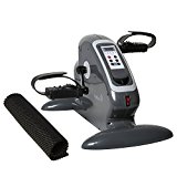 Ivation Fitness Motorized Electric Mini Exercise Bike/Pedal Exerciser With Bonus Mat – Works Both Legs & Arms