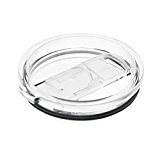 A-store 30 Oz Spill Proof and Splash Resistant Replacement Lid with Slider Closure for Tumbler & Rambler – Straw Friendly