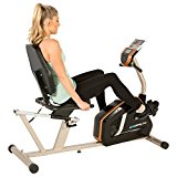 Exerpeutic Gold 975 Recumbent Exercise Bike with 21 Workout Programs