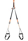 URBNFit Ultimate Bodyweight Trainer – Suspension Straps – Ideal Home Gym Training System (Orange (Pro))