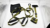 Fitness Training Pro Trainer Straps For Home Workout GYM Resistance Training Crossfit (GREENP3-2)