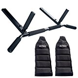 Ultimate Body Press Joist Mount Pull Up Bar + Ab Straps