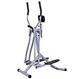 Goplus Air Walker Glider Stride Elliptical Trainer Fitness Exercise Step Machine Workout Equipment W/ Computer