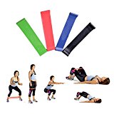 Darhoo Resistance Loop Bands Available for Shaping Muscles Arms Buttocks Legs and Back Home Outdoor and Gym Strength Training Equipment Pack of 4