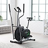 Top Rated Best Selling Affordable Total Body Workout Dual Elliptical Exercise Trainer Bike System- Excellent Craftsmanship Portable Versatile Lightweight- Steel Frame Electronic Monitoring System