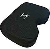 Rowing Machine Seat Cushion Newest Version that perfectly fits Concept 2 with THICKER Memory Foam, Washable Cover, and Straps