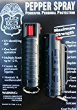 2 POLICE MAGNUM MACE PEPPER SPRAY .50oz with BLACK MOLDED KEYCHAIN Self Defense