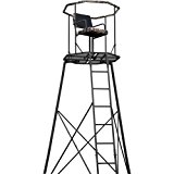 15 Feet Steel tripod stand for shooting rail arm rests swivel seat Full ladder by Ameristep