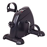 Goplus LCD Display Mini Exercise Bike Cycling Fitness Leg Machine Pedal Exerciser Stationary Under Desk Exerciser