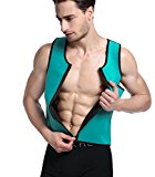 NonEcho Mens Sauna Vest Suit 10mm Neoprene Sweat Crazy, Water Weight Loss, Burn More Fat&Produce Heat