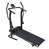 Adjustable Incline Manual Treadmill with Arm Exercisers by EFITMENT – T017