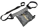 GYMSTUFF PULL UP Assist Bands, Portable Chin Up Straps, Heavy Duty Home Gym with Carry Bag