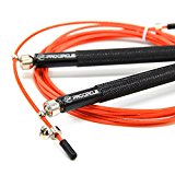 PROCIRCLE Speed Jump Rope – 360° Swivel Ball Bearing – Adjustable – Workout for Double Unders, Exercise, WOD, Outdoor, MMA & Boxing Training