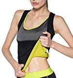 SETENOW Women’s Hot Sweat Body Shaper Tummy Fat Burner Slimming Vest Weight Loss Shapewear Neoprene No Zip XL