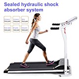 Asatr Easy Assembly Folding Electric Treadmill Motorized Running Machine