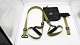 Fitness Training Pro Trainer Straps For Home Workout GYM Resistance Training Crossfit (P1-GREEN)