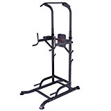 KiNGKANG Power Tower Adjustable Height Multi-Function Home Strength Training Fitness Workout Station