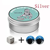 Magnetic Rubber Mud, Charberry Magnet Putty Silly Release Stress Toys (Silver)