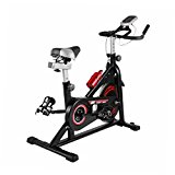 Popsport Indoor Exercise Bike Stationary Bike 330LBS Indoor Cycle Bike with LCD Display and Water Bottle for Home Fitness Exercising (Indoor Exercise Bike)