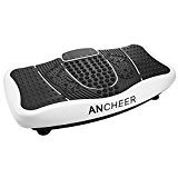 Ancheer Fitness Vibration Platform, Whole Body Shape Exercise Workout Machine with built- in USB Speaker, Resistance Bands and Remote Control Included