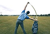 PRO FITSTICK – Golf Stretching / Exercise Pole / Warm Up Tool – Perfect for Golf Course or Gym to assist as a warm up aid or as part of a more rigorous workout