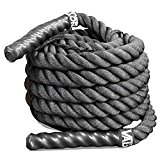 Valor Fitness Conditioning Rope without Sheath, Black