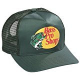 Authentic Bass Pro Mesh Fishing Hat – Dark Green, Adjustable, One Size Fits Most by Bass