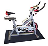 Body Xtreme Fitness Exercise/Step/Aerobic/Bike Floor Mat, Protective Flooring Exercise Mat, Reduce Vibration to Floor, Fitness Mat