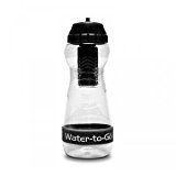 GO! Water Purification Filter Bottle (50cl)  – Removes Contaminants by 99.9 percent based on technology originally developed for the NASA space programme