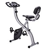 NEW Xspec Upgraded Dual Recumbent Upright Indoor Cycling Foldable Exercise Bike