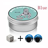 Magnetic Rubber Mud, Charberry Magnet Putty Silly Release Stress Toys (Blue)