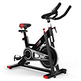 Water-chestnut Exercise Bike Indoor Cycle Bike, Indoor Bike Trainer (Black 2)