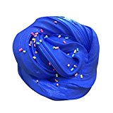 Fubovd Fluffy Floam Slime Mastic Scented Stress Relief No Borax Kids Toy Sludge Toy … (New blue)