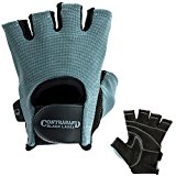 Contraband Black Label 5050 Basic Weight Lifting Gloves (PAIR) (Gray, Large)