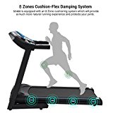 Electric Treadmill, Folding Home Gym Fitness Treadmill Portable Walking Running Machine (US STOCK)