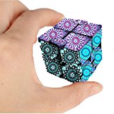 Fubovd Luxury EDC Infinity Cube Mini For Stress Relief Fidget Anti Anxiety Stress Funny (BOHOD)