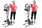 Exerpeutic Folding Magnetic Upright Bike with Pulse (2-BIKES)