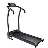 SPOTRILL Gym Fitness Treadmill Electric Motorised Folding Running Machine Black 600W