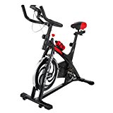 Mophorn Indoor Cycle Bike Cadio Health Exercise Bike Trainer LED Display Indoor Stationary Bicycle for Workout Fitness (010)