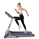 Lontek T600 Easy Assembly Folding Electric Treadmill with Inclines Motorized Running Machine