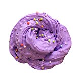 Fubovd Fluffy Floam Slime Mastic Scented Stress Relief No Borax Kids Toy Sludge Toy … (IC purple)