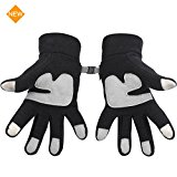 Metog Fleece Running Gloves for Men&Women