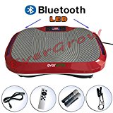 2017 Red Ultrathin Mini bluetooth Vibration Platform Massage Machine Fitness Gym