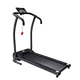 Electric Fitness Motorised Electric Treadmill Folding Machine Wide 320MM Black …